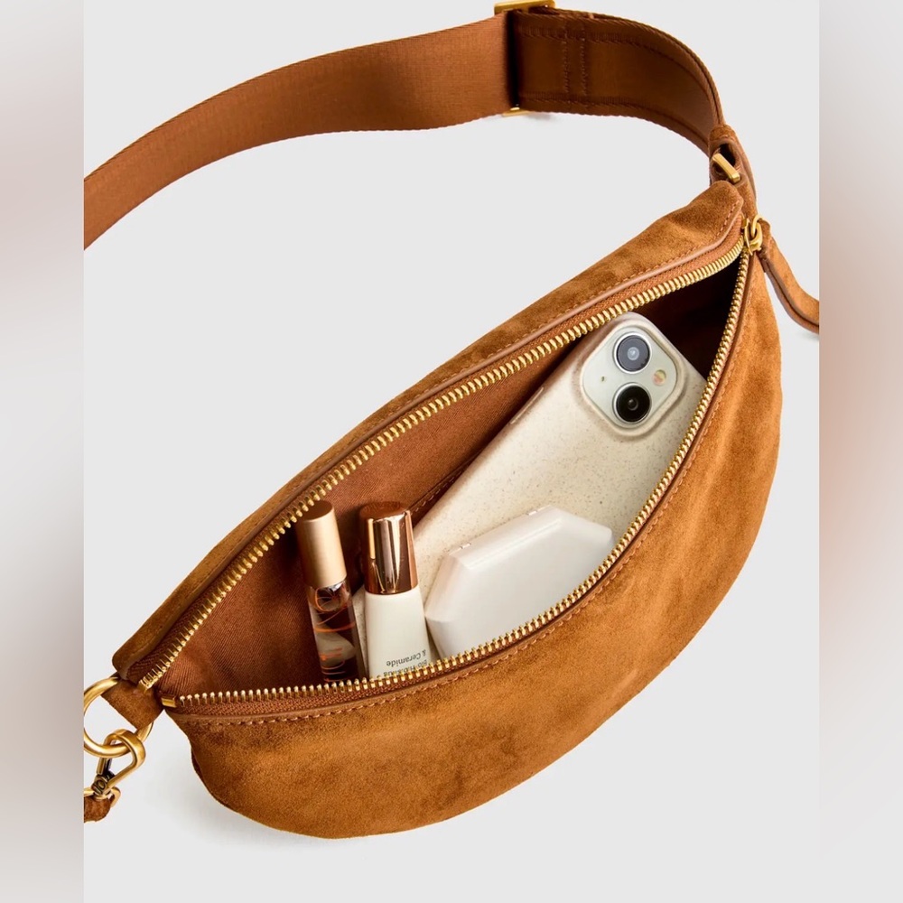 Quince Italian Suede Sling Bag - Picture 7 of 13